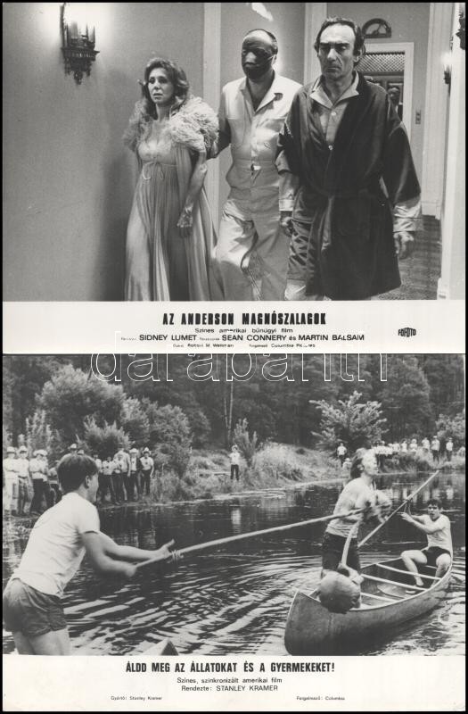 cca 1986 ,,Az embervadász" című és más amerikai krimi és más filmek jelenetei és szereplői, 13 db vintage produkciós filmfotó ezüst zselatinos fotópapíron, a használatból eredő (esetleges) kisebb hibákkal, 18x24 cm - Image 3