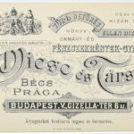 cca 1890 Wiese és Társa páncélszerkény-gyára reklám kártya 14x10 cm
