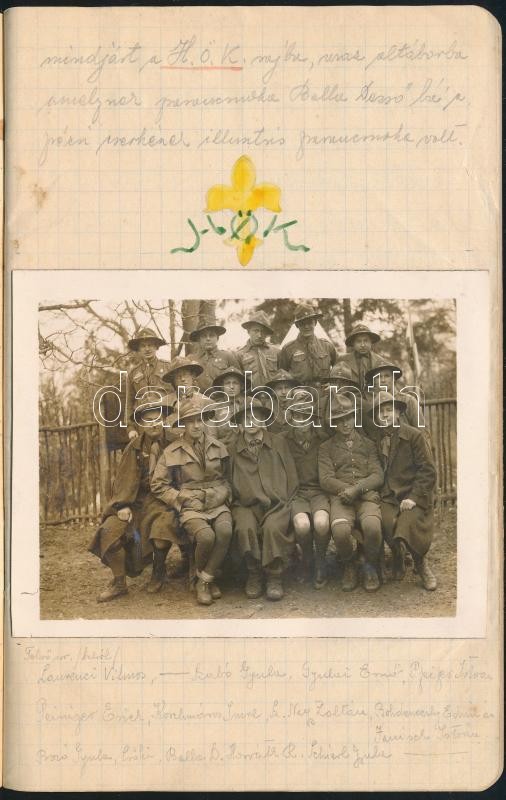 1932 X. Őrsvezetői tábor, Hárshegy, Bozó Gyula cserkészkönyve, részletes leírásokkal, fotókkal, kisebb illusztrációkkal - Image 2