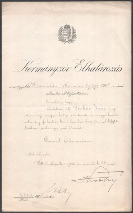 1925 Kormányzói elhatározás: Dicsérő elismerés alsótakácsi vitéz Farkas Imre ny. m. kir. ezredes részére, "a magyar leventeintézmény fejlesztése körül hazafias buzgalommal kifejtett, kiválóan eredményes szolgálataiért"; Vitéz nagybányai Horthy Miklós