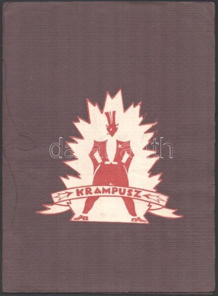 1925 Krampusz. V. évfolyam. 1925. jubileumi szám. [A Budai Szent Imre Kollégium diákjainak humoros folyóirata. Megjelenik évente.] [Bp.], 1925., nyn., 27+1 p. Szövegközti humoros rajzokkal, karikatúrákkal gazdagon illusztrált, közte Márton Lajos grafikus
