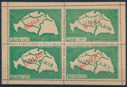 1920 ELMA levélzáró négyestömb