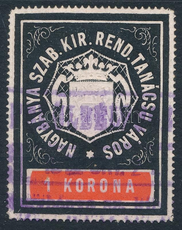 Nagybánya Szab. Kir. Rend. Tanácsu város 1K