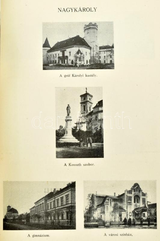 Dömjén Miklós szerk.: Szatmár és Bereg vármegyék fejlődése és kortörténete. (Trianon után) Bp. (1932. ) Szerzői. 295 l. Nagyon gazdag szövegközti képanyaggal, járásonként arcképes adattárakkal. Kiadói kissé kopottas, laza, aranyozott egészvászon kötésben. - Image 4