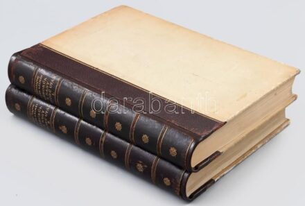 Incze Kálmán, Szárazajtai: Háborúk a nagy háború után. A béke háborúi. 1-2. köt. Bp., (1938), Franklin, VIII+424 p., 405+3 p. Gazdag szövegközti fekete-fehér képanyaggal, térképekkel illusztrált. Kiadói félbőr-kötésben, javított. Szerzői DEDIKÁCIÓVAL Peth