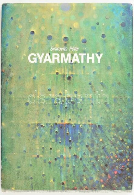 Sinkovits Péter: Gyarmathy Tihamér. Bp., 1992, Új Művészet Alapítvány. Fekete-fehér és színes képekkel, Gyarmathy Tihamér műveinek reprodukcióival illusztrálva. Kiadói egészvászon-kötés, kissé kopott kiadói papír védőborítóban. Gyarmathy Tihamér által alá