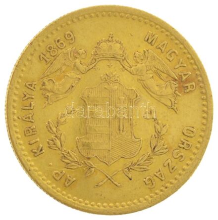 1869GYF Dukát Au "Ferenc József" Gyulafehérvár (3,52g/0.986) T:XF karc / Hungary 1869GYF Ducat Au "Franz Joseph" Karlsburg (3,52g/0.986) C:XF scratchted Adamo M19.1