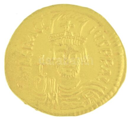 Bizánci Birodalom / Konstantinápoly / Hérakleiosz 610-641. Solidus Au (4,53g) T:XF / Byzantine Empire / Constantinople / Herakleios 610-641. Solidus Au "dN hERACLIVS PP AVG / VICTORIA AVG Y E - CONOB" (4,53g) C:XF