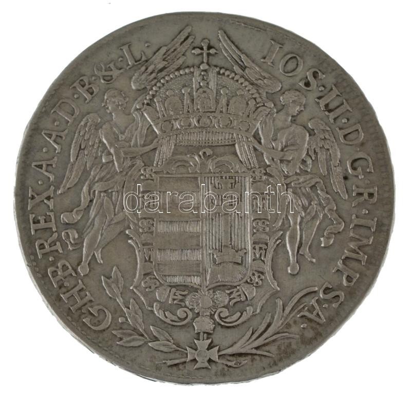 1782B Tallér Ag "II. József" Körmöcbánya (13,90g) T:XF kis ph. / Hungary 1782B Thaler Ag "Joseph II" Kremnitz (13,90g) C:XF small edge error Huszár: 1874., Unger III.: 1323., Krause KM#398 - Image 2
