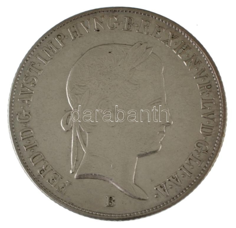 1848B 20kr Ag "V. Ferdinánd" T:AU,XF patina Hungary 1848B 20 Kreuzer Ag "Ferdinand V" C:AU,XF patina Huszár: 2081., Unger III.: 1419.