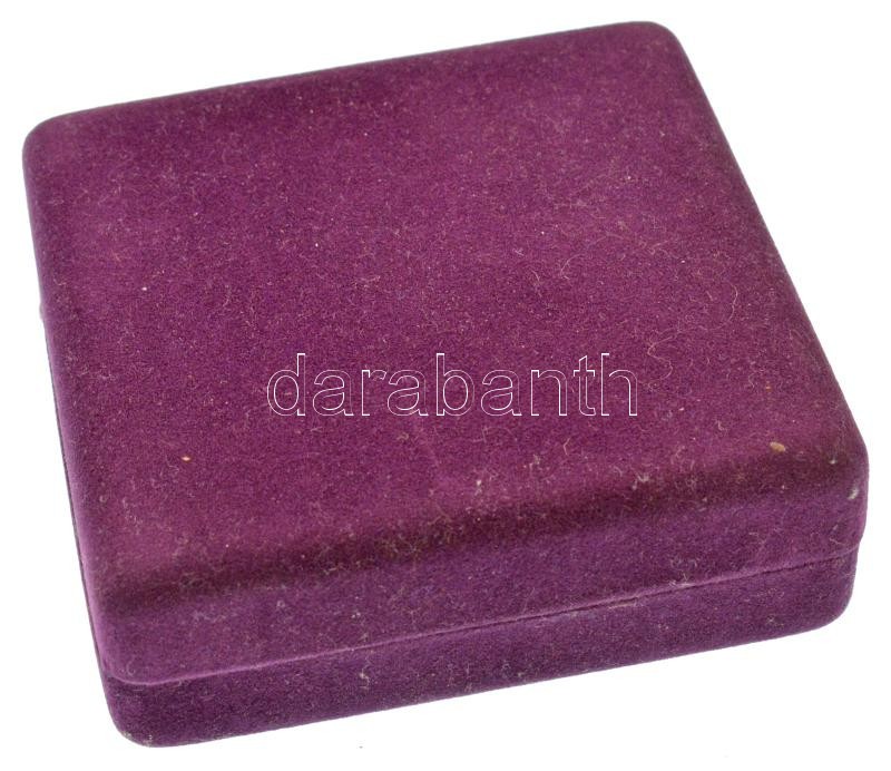 Bognár György (1944-) 1986. "Magyarország - Állami Pénzverő - 5 uncia 1986" Ag emlékérem dísztokban (156,69g/0.999/65mm) T:AU (PP) ujjlenyomatos / Hungary 1986. "Hungary - National Mint - 5 uncia 1986" Ag commemorative medallion in case (156,69g/0.999/65m - Image 3