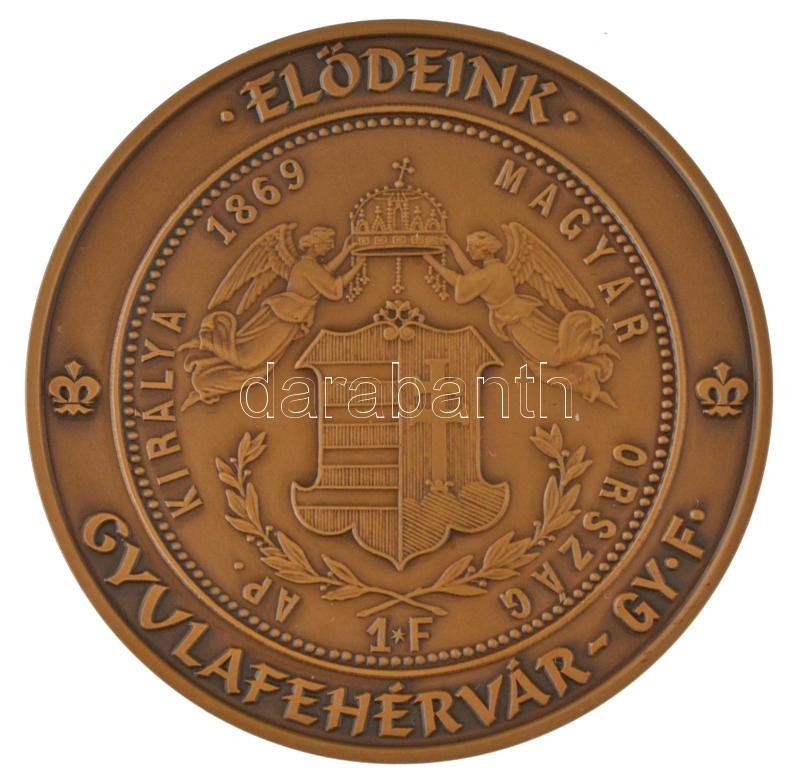 2010. "Magyar Pénzverő Zrt. Látogatói Érem / Elődeink - Gyulafehérvár" kétoldalas bronz emlékérem kapszulában (42,5mm) T:UNC / Hungary 2010. "Hungarian Mint Ltd. Visitor Medal / Our ancestors - Alba Iulia" bronze medallion in capsule (42,5mm) - Image 2