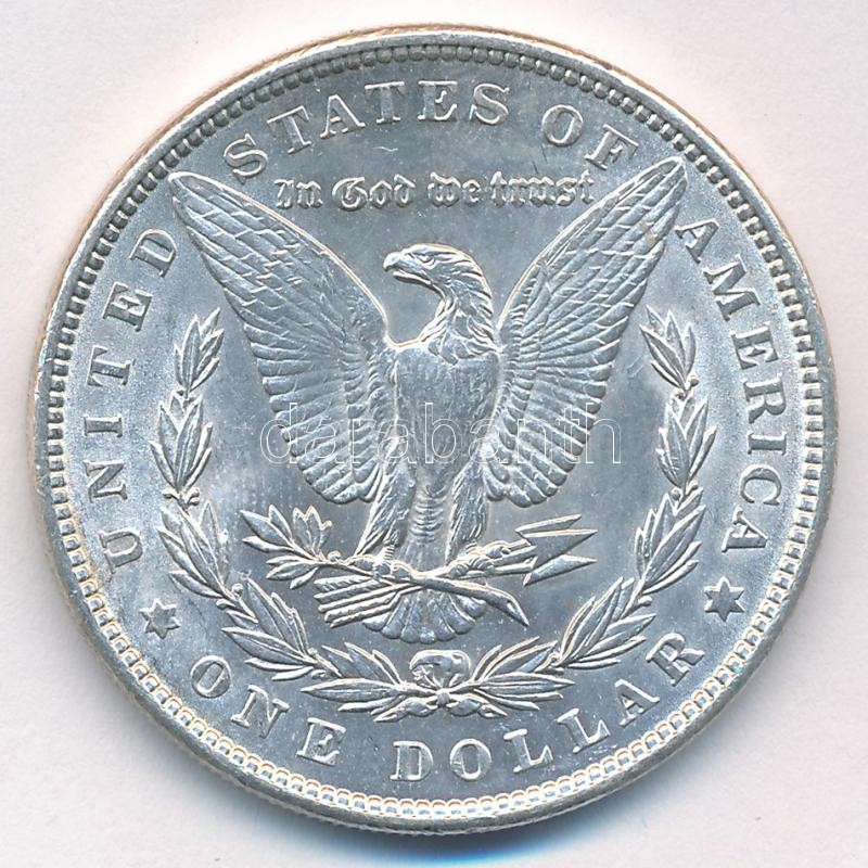 Amerikai Egyesült Államok 1889. 1$ Ag "Morgan" T:AU USA 1889. 1 Dollar "Morgan" Dollar Ag C:AU Krause KM#110 - Image 2