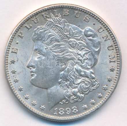 Amerikai Egyesült Államok 1898O 1$ Ag "Morgan" T:AU,XF USA 1898O 1 Dollar "Morgan" Dollar Ag C:AU,XF Krause KM#110