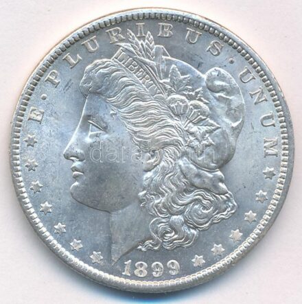 Amerikai Egyesült Államok 1899. 1$ Ag "Morgan" T:AU USA 1899. 1 Dollar "Morgan" Dollar Ag C:AU Krause KM#110