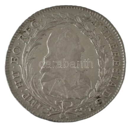Csehország / történelmi tartomány 1770EvS-AS 20kr Ag "Mária Terézia" (6,57g) T:XF Bohemia 1770EvS-AS 20 Kreuzer Ag "Maria Theresia" (6,57g) C:XF Krause KM#800