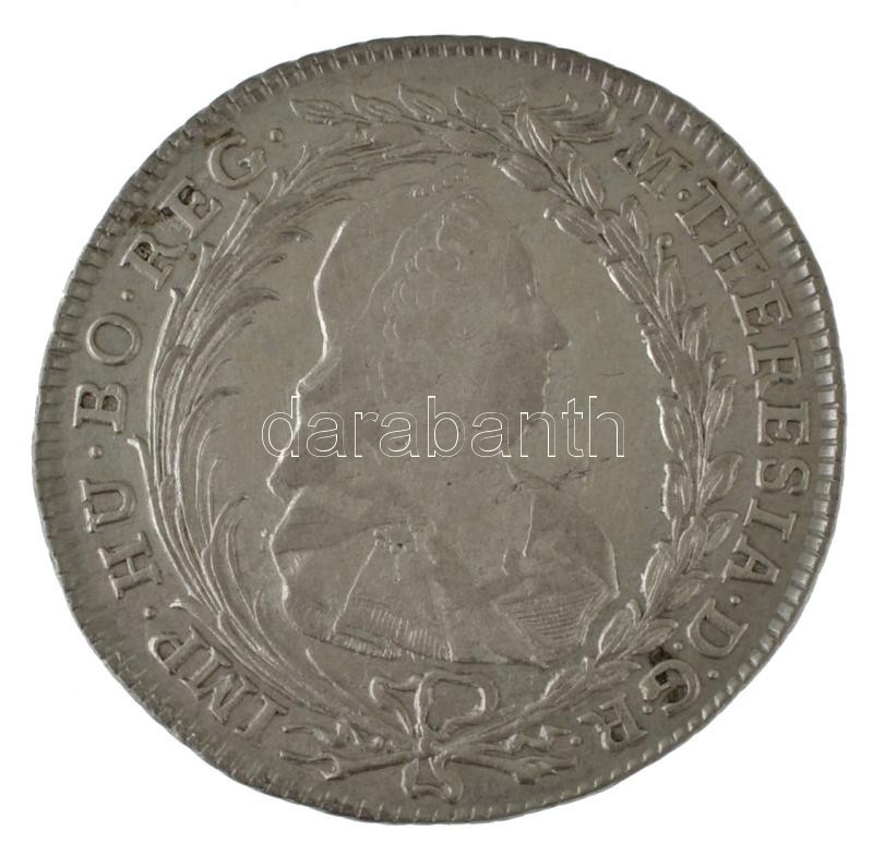 Csehország / történelmi tartomány 1770EvS-AS 20kr Ag "Mária Terézia" (6,57g) T:XF Bohemia 1770EvS-AS 20 Kreuzer Ag "Maria Theresia" (6,57g) C:XF Krause KM#800