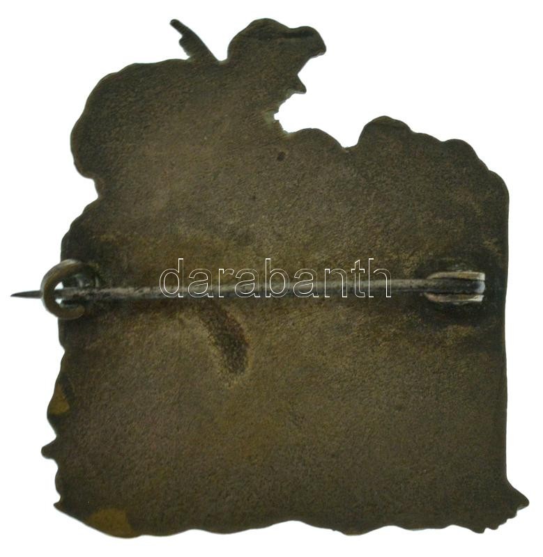 Osztrák-Magyar Monarchia / Gorizia 1916. bronz katonai sapkajelvény az V. isonzói csata emlékére, mikor a Monarchia csapatai visszafoglalták Görz (Gorizia) városát (35x38mm) T:AU / Austro-Hungarian Monarchy / Görz 1916. bronze military cap badge commemora - Image 2