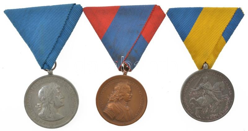 1938. "Felvidéki Emlékérem - II. Rákóczi Ferenc" bronz emlékérem mellszalaggal + 1940. "Erdélyi részek felszabadulásának emlékére" cink emlékérem mellszalaggal. Szign.:BERÁN + 1941. "Délvidéki Emlékérem" cink emlékérem mellszalaggal. Szign.: BERÁN L. T:AU