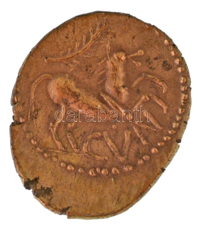 Kelta törzsek / Britannia / Trinovantes Kr.u. 10-20. 1/4 Stater Au (1,24g) T:XF,VF R! Celtic tribes / Britain / Trinovantes 10-20 AD 1/4 Stater Au (1,24g) "CVN / CA MV" C:XF,VF R! - Image 2