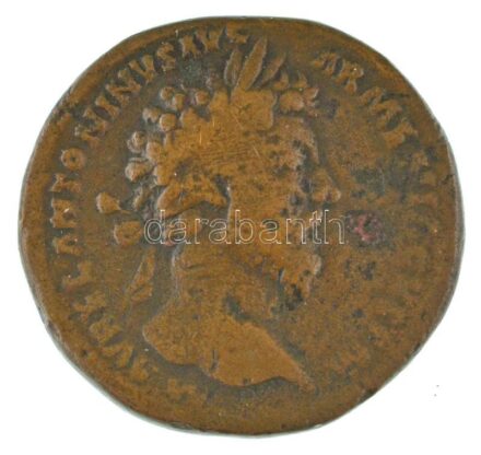 Római Birodalom / Róma / Marcus Aurelius 169-170. Sestertius bronz (25,20g) T:VF,F Roman Empire / Rome / Marcus Aurelius 169-170. Sestertius bronze "M AVREL ANTONINVS AVG ARMENIACVS P M / TR POT XX IMP III COS III - S-C" (25,20g) C:VF,F RIC III