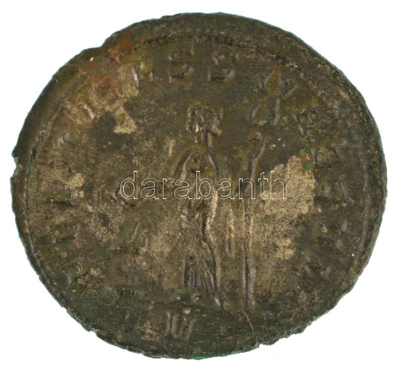 Római Birodalom / Siscia / Tacitus 275-276. Antoninianus ezüstözött bronz (3,25g) T:AU kopott ezüstözés Roman Empire / Siscia / Tacitus 275-276. Antoninianus silvered bronze "IMP CM CL TACITVS AVG / FELICITAS S-AECVLI - V" (3,25g) C:AU worn - Image 2