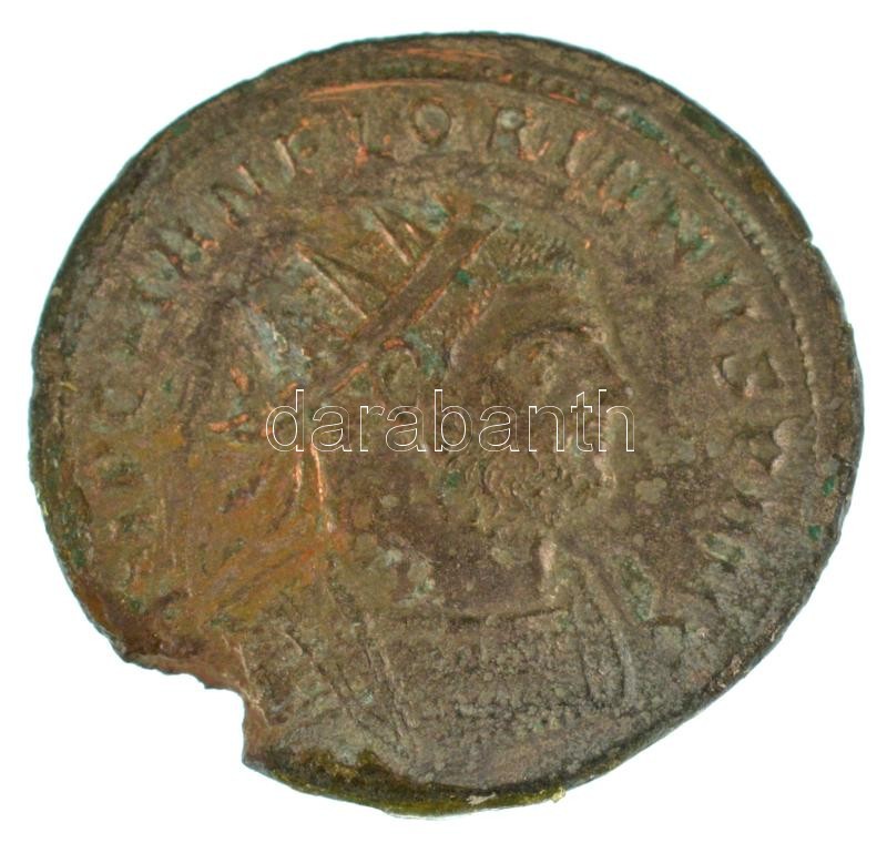 Római Birodalom / Ticinum / Florianus 275-276. AE Antoninianus ezüstözött bronz (3,64g) T:XF kitörés Roman Empire / Ticinum / Florian 275-276. AE Antoninianus silvered bronze "IMP C M AN FLORIANVS P AVG / PAX A-VGVSTI - Q - XXI" (3,64g) C:XF crack RIC V