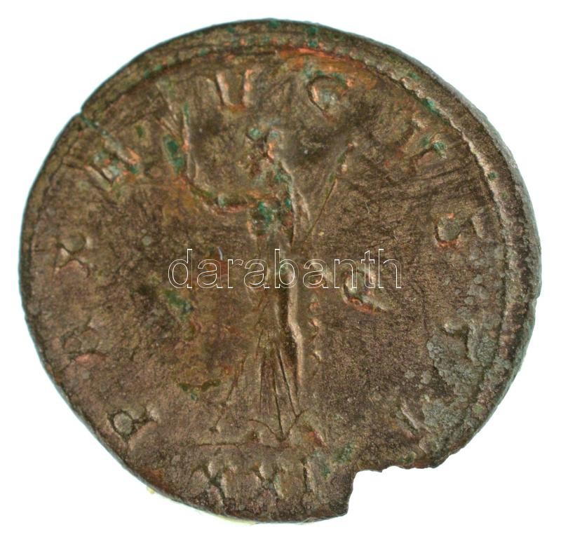 Római Birodalom / Ticinum / Florianus 275-276. AE Antoninianus ezüstözött bronz (3,64g) T:XF kitörés Roman Empire / Ticinum / Florian 275-276. AE Antoninianus silvered bronze "IMP C M AN FLORIANVS P AVG / PAX A-VGVSTI - Q - XXI" (3,64g) C:XF crack RIC V - Image 2