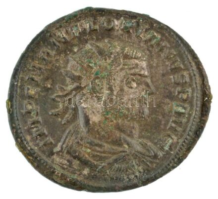 Római Birodalom / Siscia / Florianus 276. Antoninianus ezüstözött bronz (3,47g) T:AU,XF kopott ezüstözés Roman Empire / Siscia / Florian 276. Antoninianus silvered bronze "IMP C M AN FLORIANVS P AVG / FELICITAS AVG - T" (3,47g) C:AU,XF worn