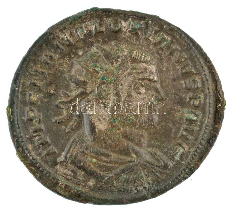 Római Birodalom / Siscia / Florianus 276. Antoninianus ezüstözött bronz (3,47g) T:AU,XF kopott ezüstözés Roman Empire / Siscia / Florian 276. Antoninianus silvered bronze "IMP C M AN FLORIANVS P AVG / FELICITAS AVG - T" (3,47g) C:AU,XF worn