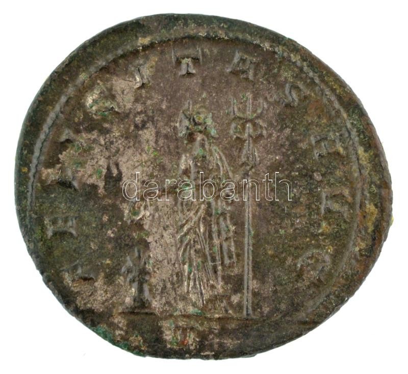 Római Birodalom / Siscia / Florianus 276. Antoninianus ezüstözött bronz (3,47g) T:AU,XF kopott ezüstözés Roman Empire / Siscia / Florian 276. Antoninianus silvered bronze "IMP C M AN FLORIANVS P AVG / FELICITAS AVG - T" (3,47g) C:AU,XF worn - Image 2