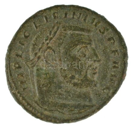 Római Birodalom / Siscia / I. Licinius 313-315. AE Follis (4,07g) T:XF Roman Empire / Siscia / Licinius I 313-315. AE Follis "IMP LIC LICINIVS P F AVG / IOVI CON-SERVATORI - gamma - SIS" (4,07g) C:XF RIC VII 8