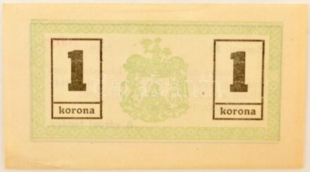 Miskolc 1919. 1K T:XF / Hungary / Miskolc 1919. 2 Korona C:XF Adamo MIS-7.1