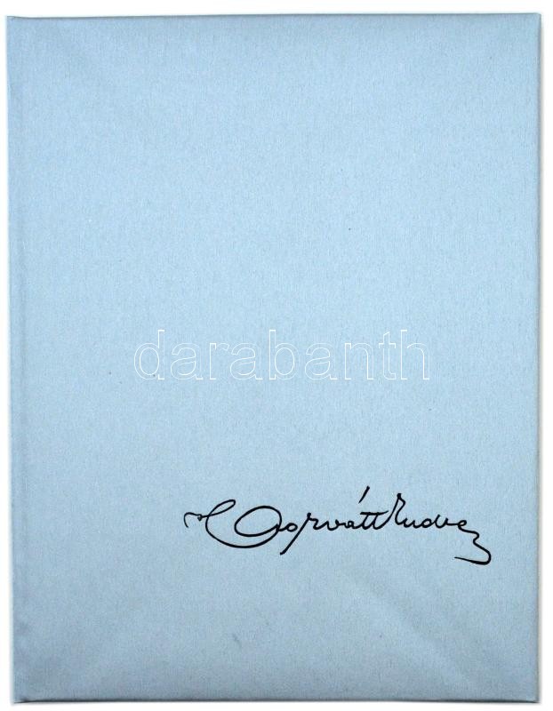 "Horváth Endre festőművész és grafikus (1896-1954)" Magyar Pénzjegynyomda Rt., Budapest, 2000. Sorszámozott díszkiadás, "033"-as sorszámmal, rézkarc melléklettel: "Horváth Endre: Újévi Üdvözlőlap", eredeti papírcsomagolásban "PÉNZJEGYNYOMDA RT - BUDAPEST"