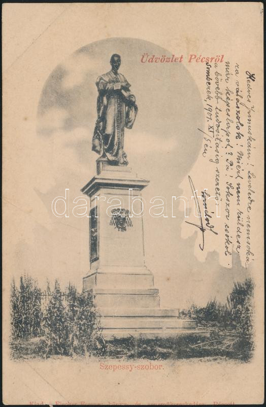 Pécs Szepessy szobor