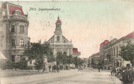 Pécs, Irgalmasok utca, Karpf Berta kiadása (fl)