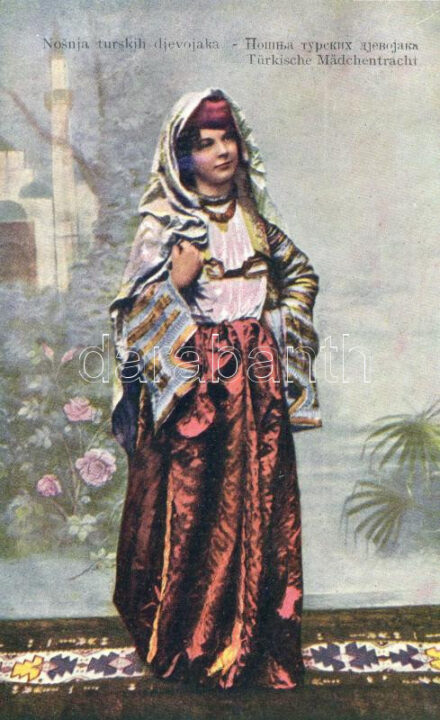 Türkische Mädchentracht, Nosnje turskih djevojaka / Turkish girl, folklore