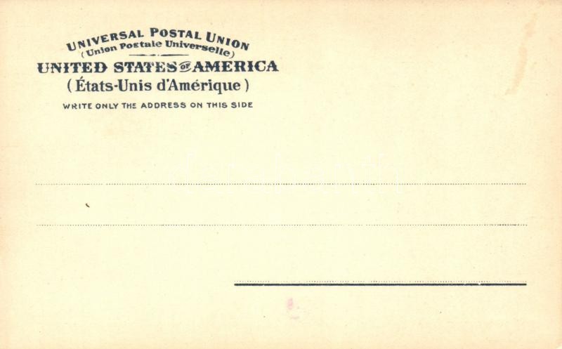 United States - set of stamps, Ottmar Zieher's Briefmarkenkarte litho - Image 2